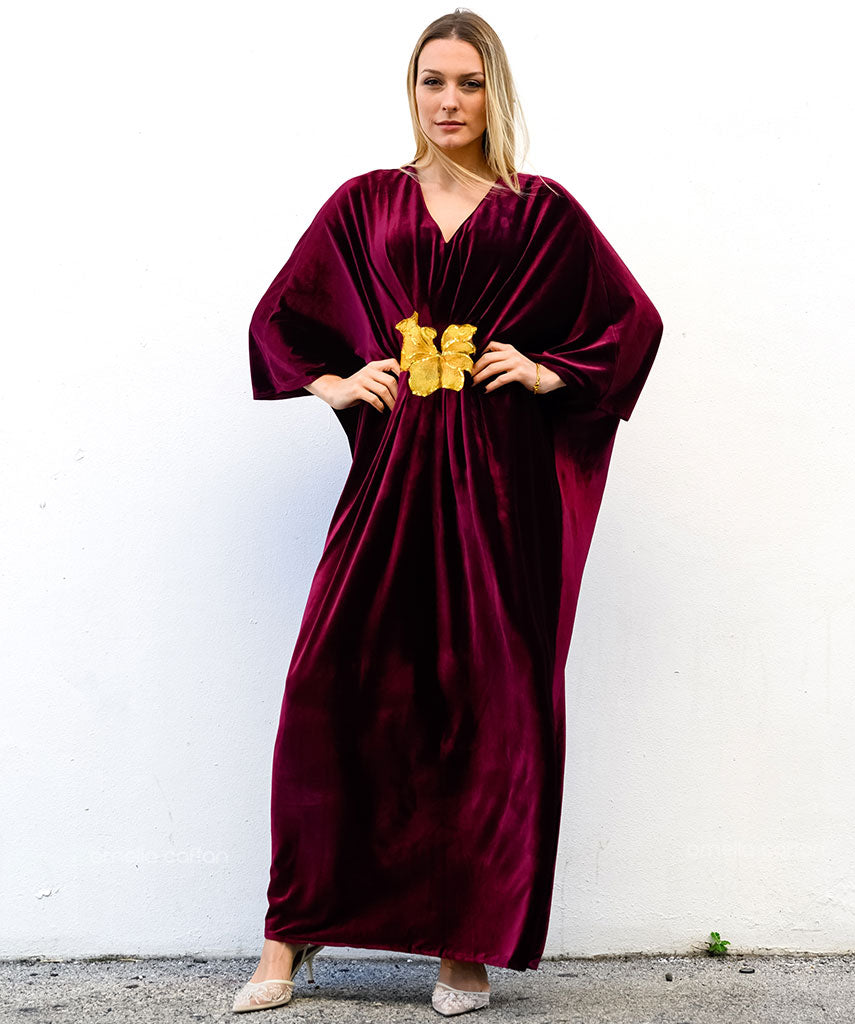 Caftan en velours chaud et douillet - Ornella Caftan™