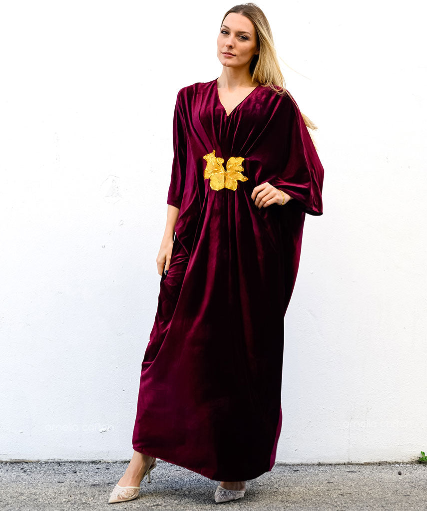 Caftan en velours chaud et douillet - Ornella Caftan™