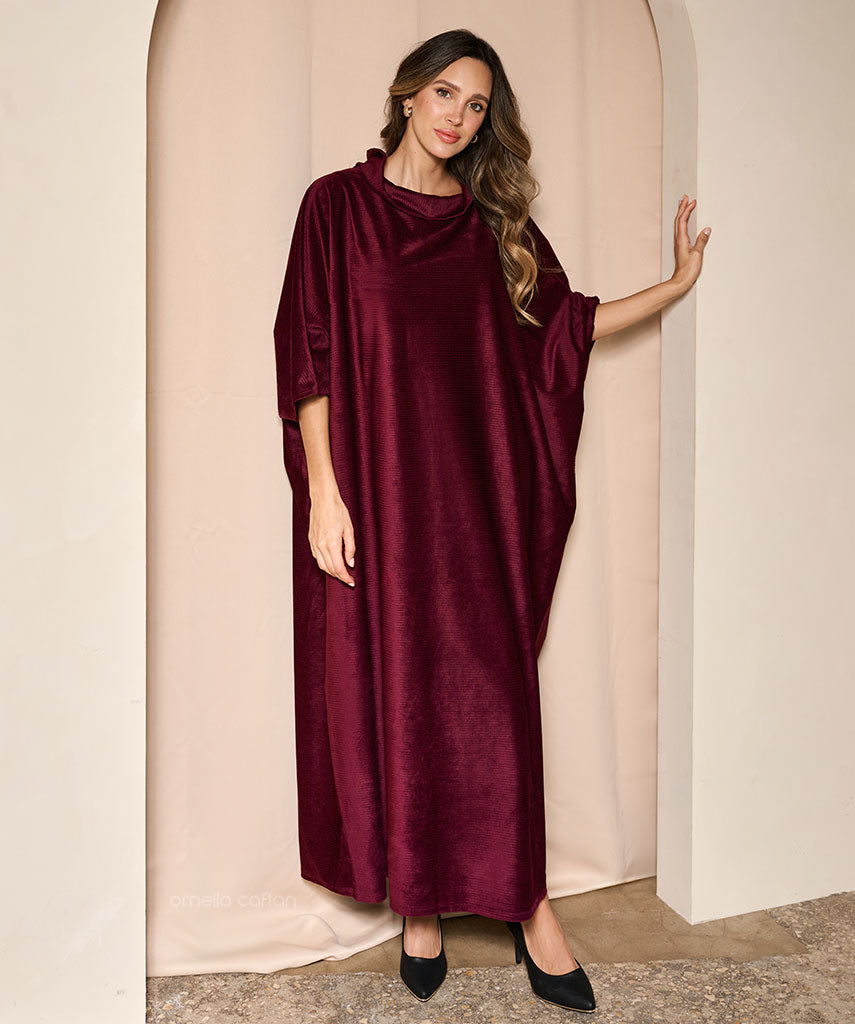 Caftan en velours chaud et douillet - Ornella Caftan™