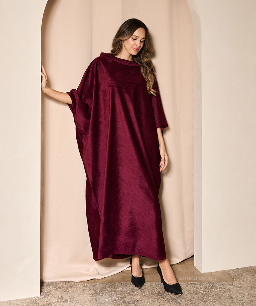 Caftan en velours chaud et douillet - Ornella Caftan™